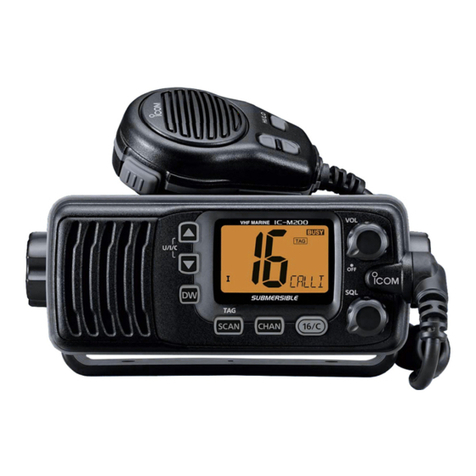 Icom IC-M200 User manual