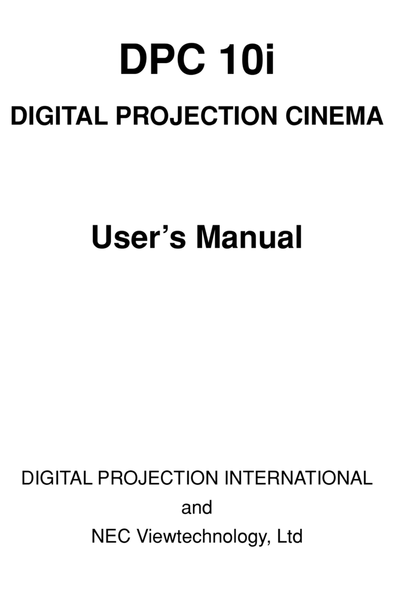 Digital Projection DPC 10i user manual