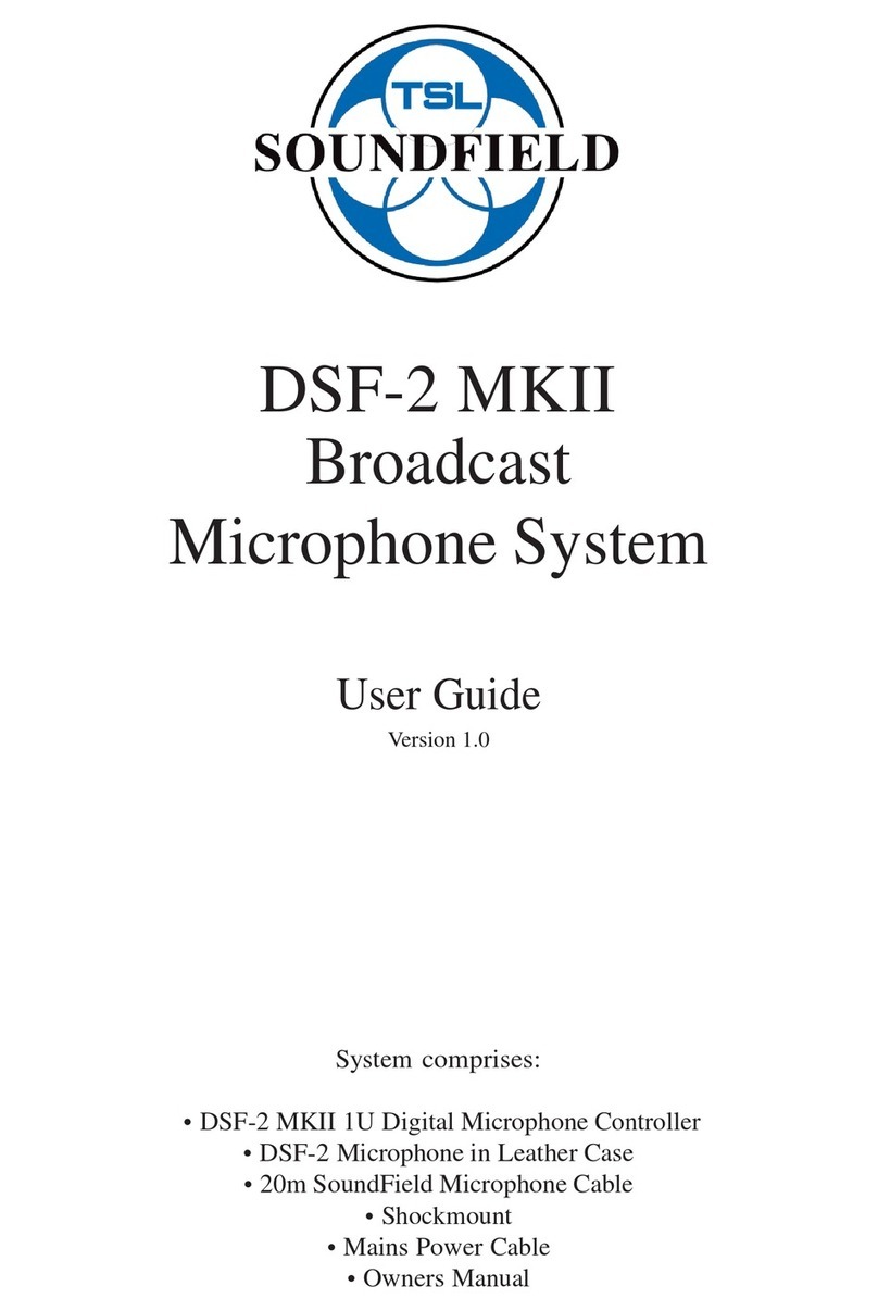 Soundfield DSF-2 MKII user guide