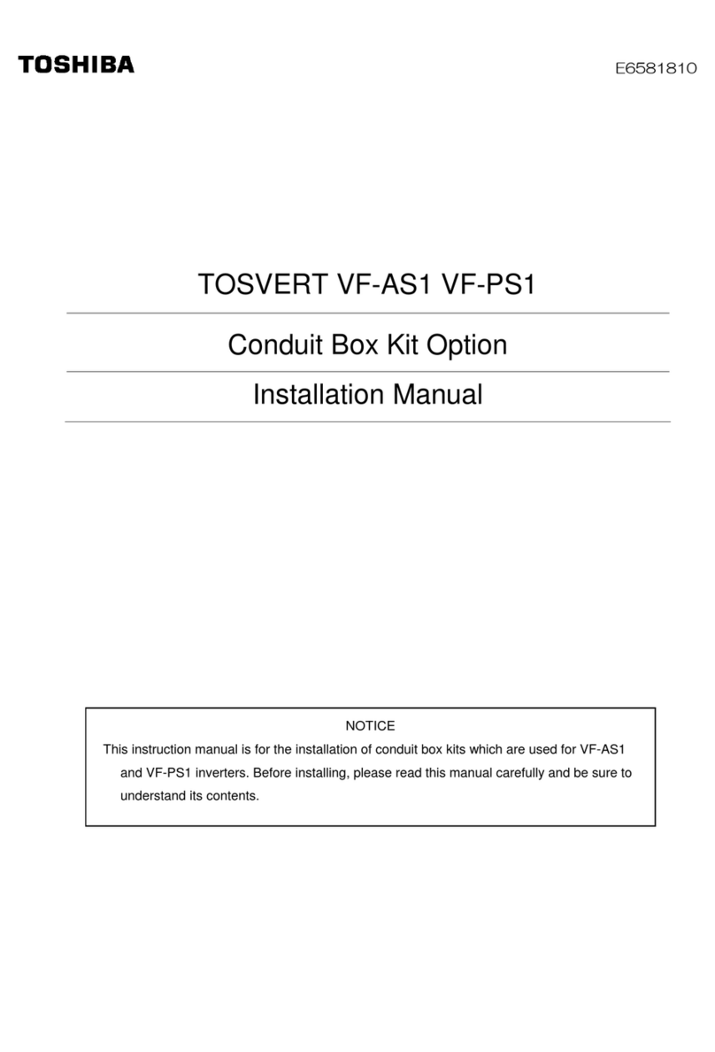 Toshiba TOSVERT VF-AS1 Series User manual Toshiba TOSVERT VF-AS1 Series User manual