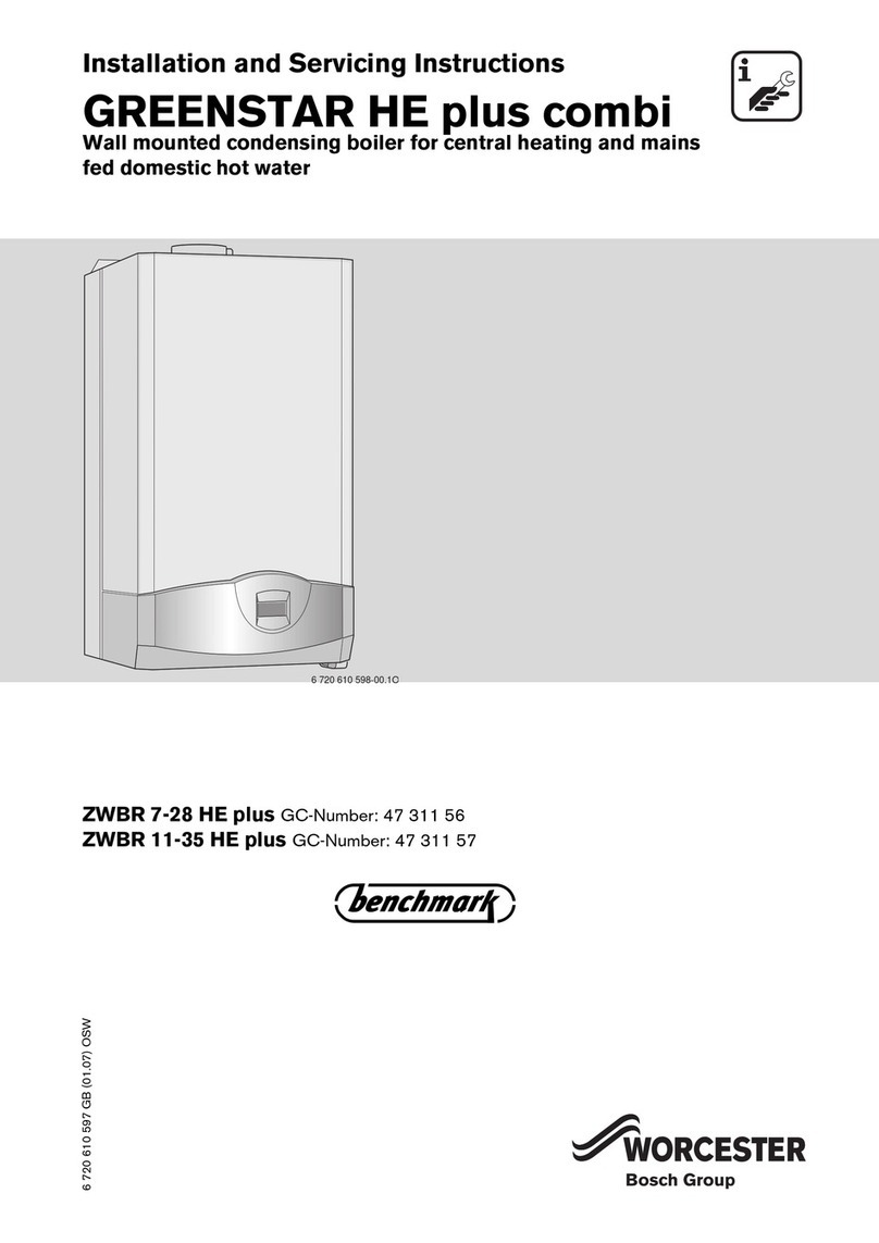 Worcester ZWBR 7-28 HE plus User guide Worcester ZWBR 7-28 HE plus User guide