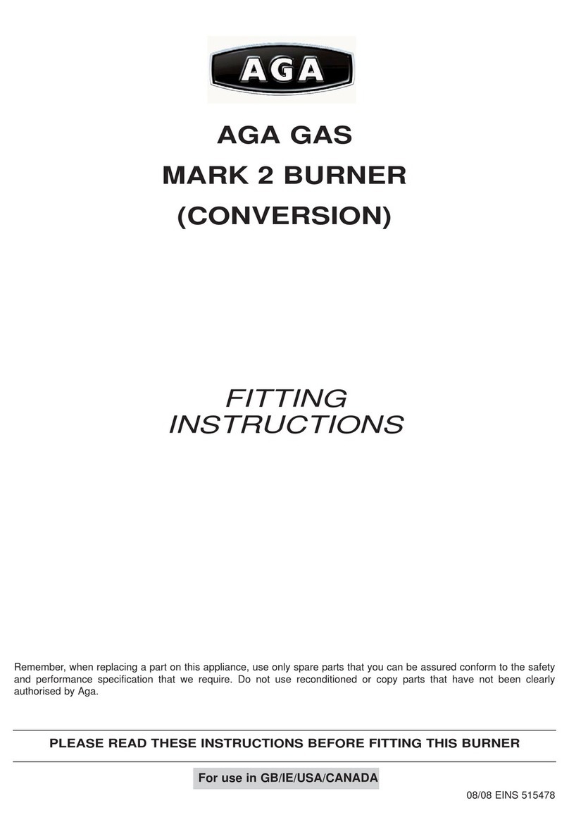 AGA MARK 2 Fitting instructions