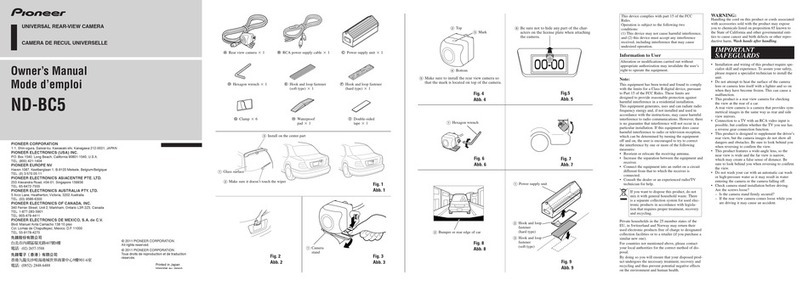 Pioneer ND-BC5 owner's manual