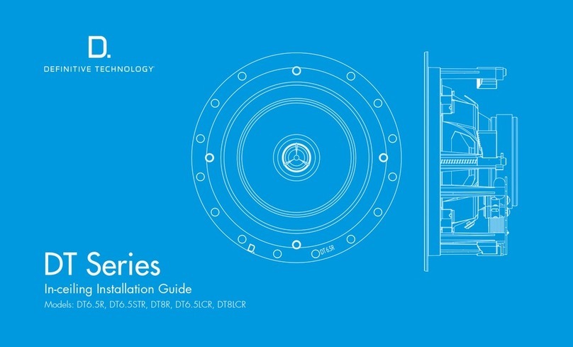 Definitive Technology DT6.5R User manual