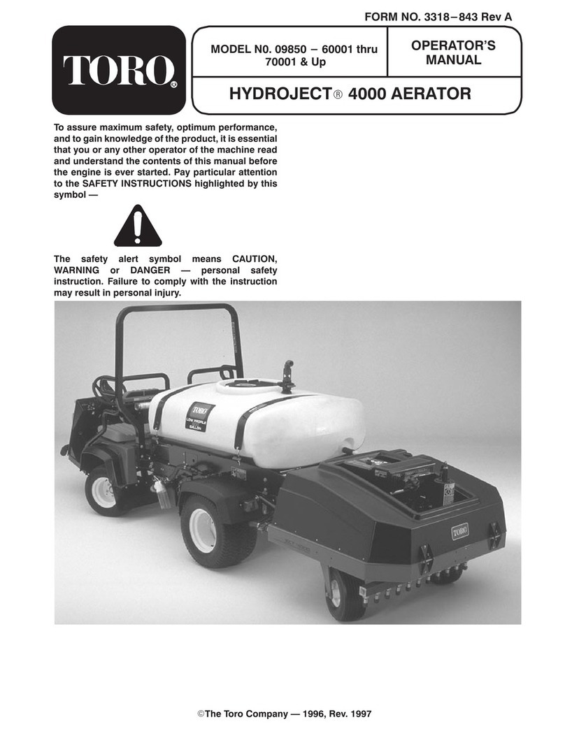 Toro 09850 Operator's manual