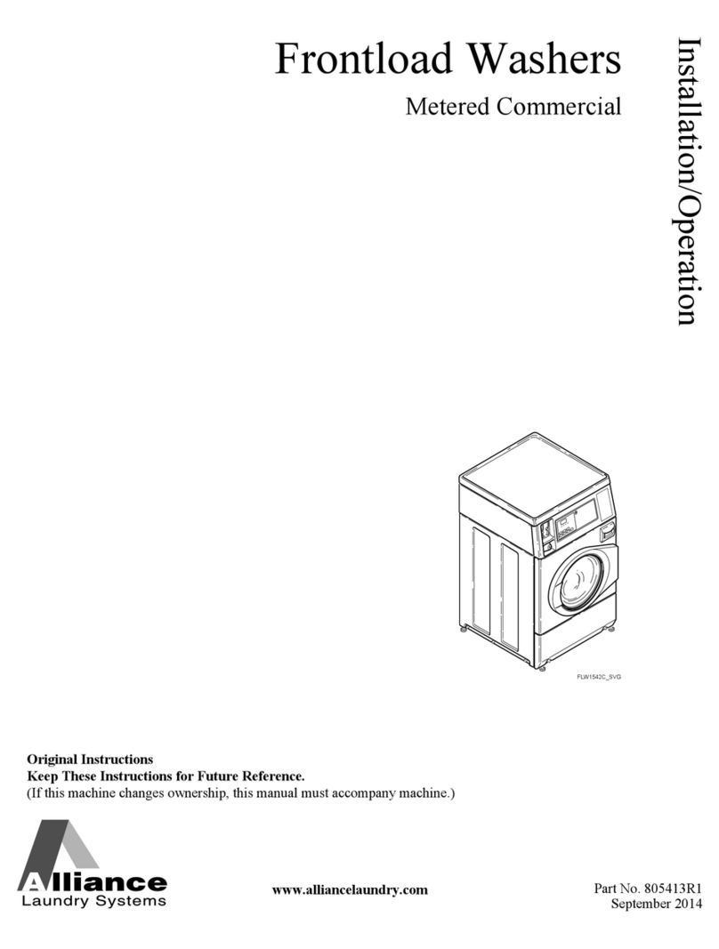 Alliance Laundry Systems 805413R1 Guide