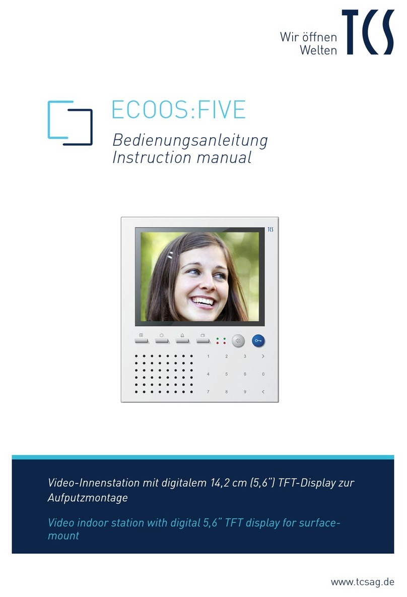 TCS ECOOS:FIVE instruction manual