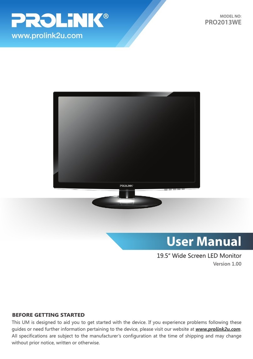 PROLiNK PRO2013WE User manual