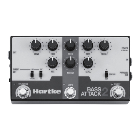 Hartke Bass Attack 2 User manual