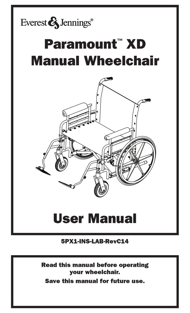 Everest & Jennings Paramount XD User manual Everest & Jennings Paramount XD User manual