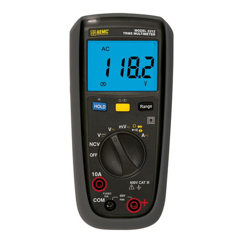 AEMC 5212 User manual