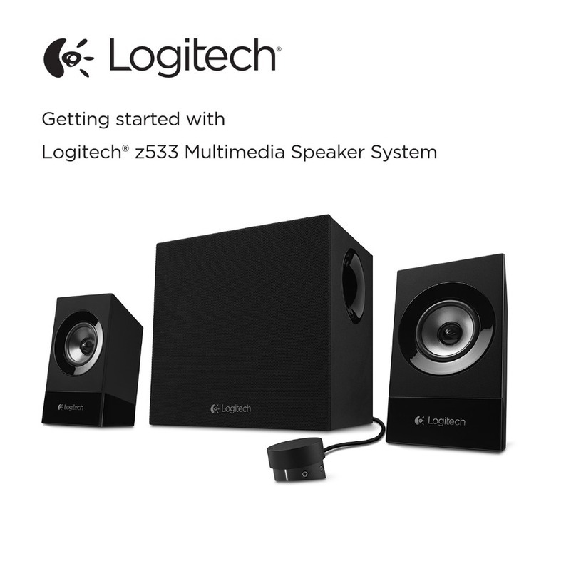 Logitech z533 User manual Logitech z533 User manual