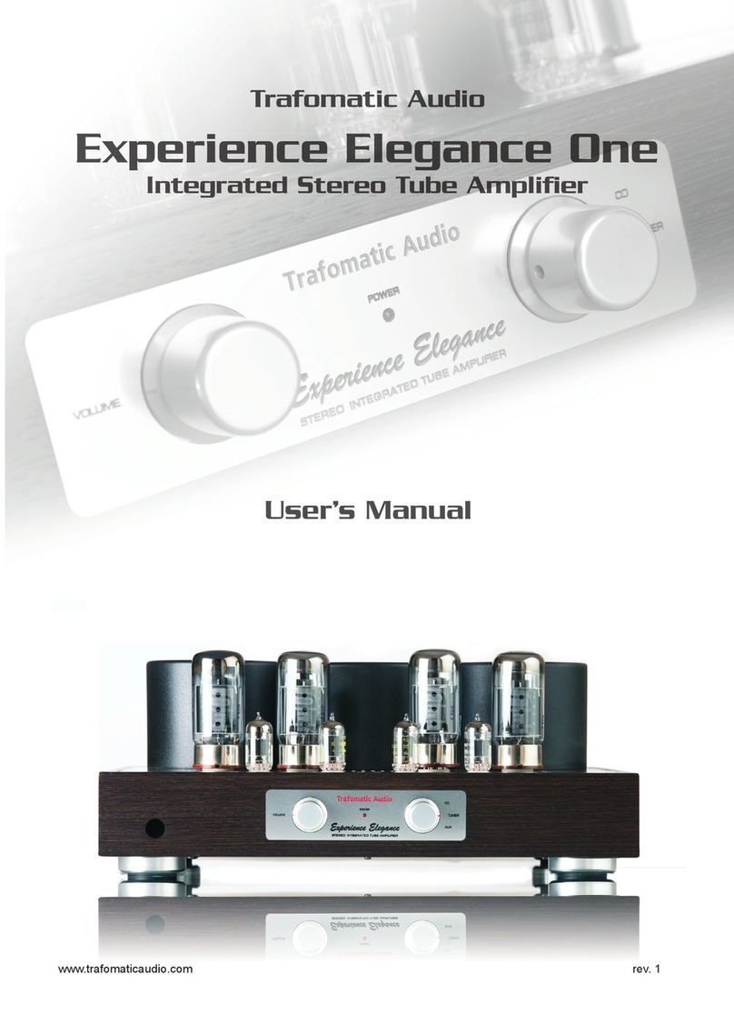 Trafomatic Audio Experience Elegance One User manual