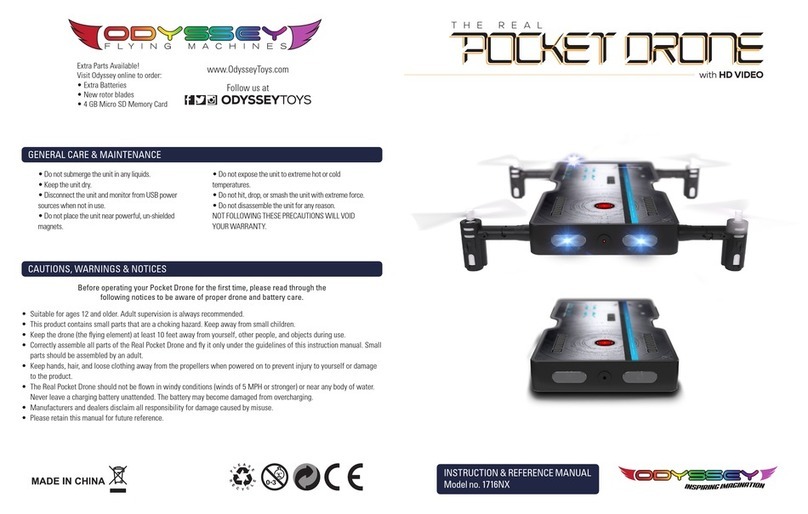 Odyssey POCKET DRONE v.01.10 user manual