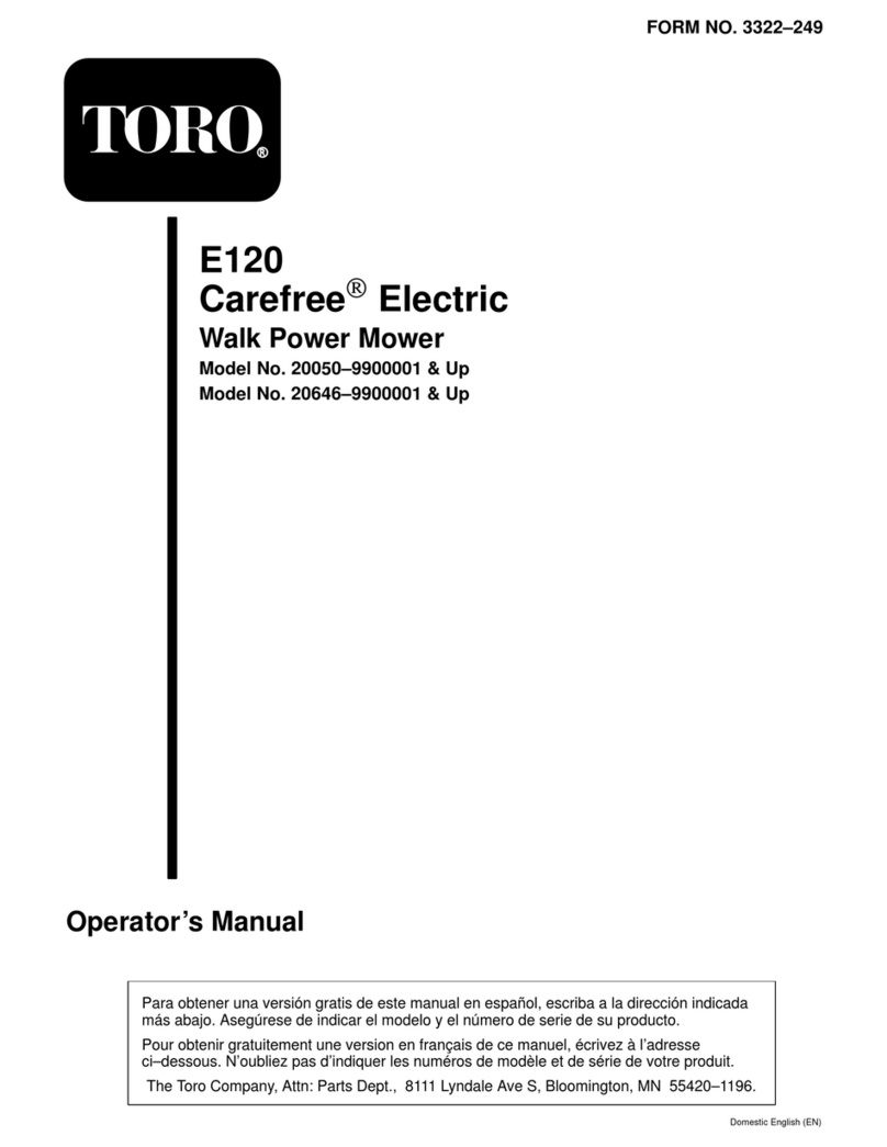 Toro 20050 User manual