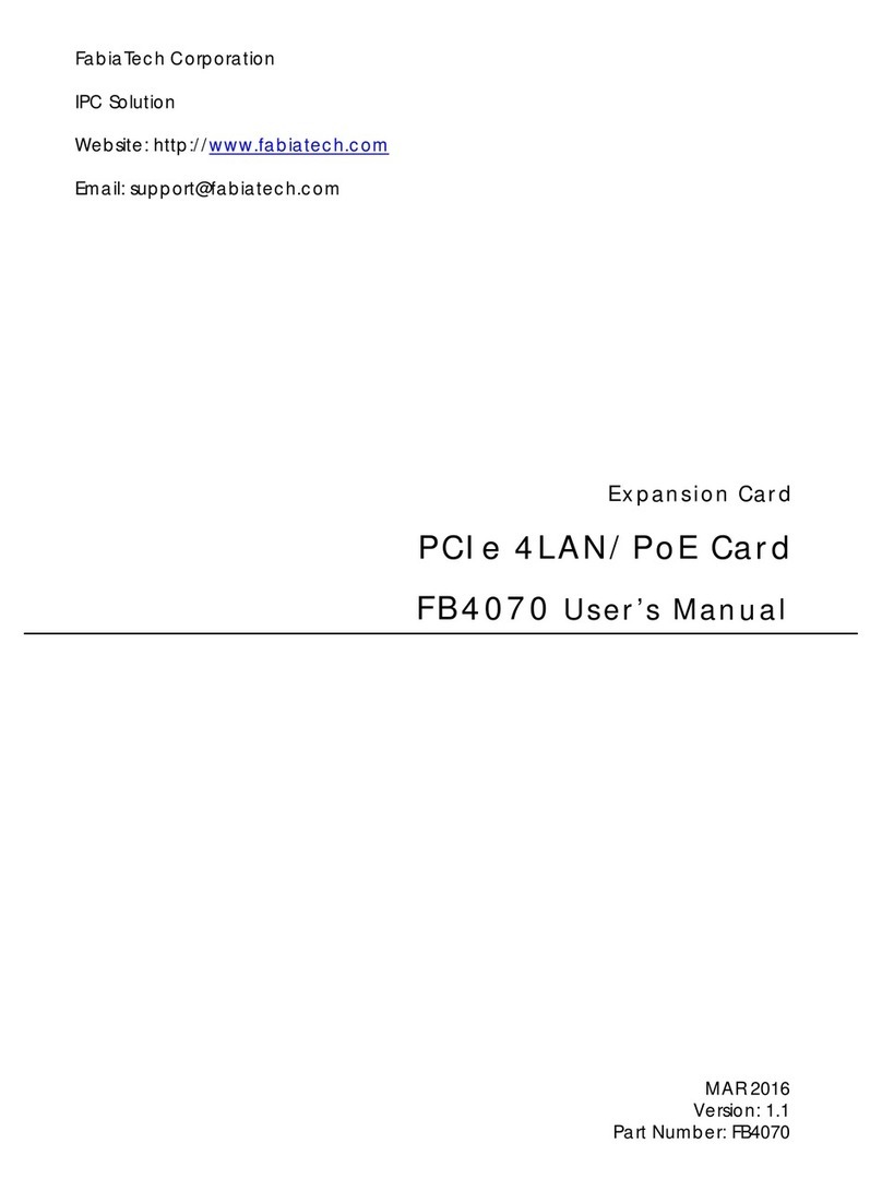 FabiaTech FB4070 user manual