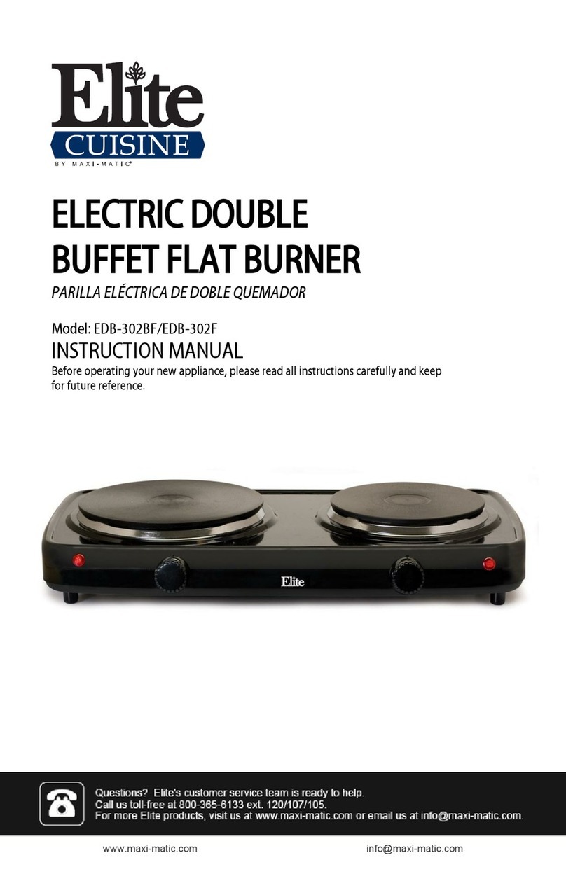 Elite Products EDB-302F instruction manual