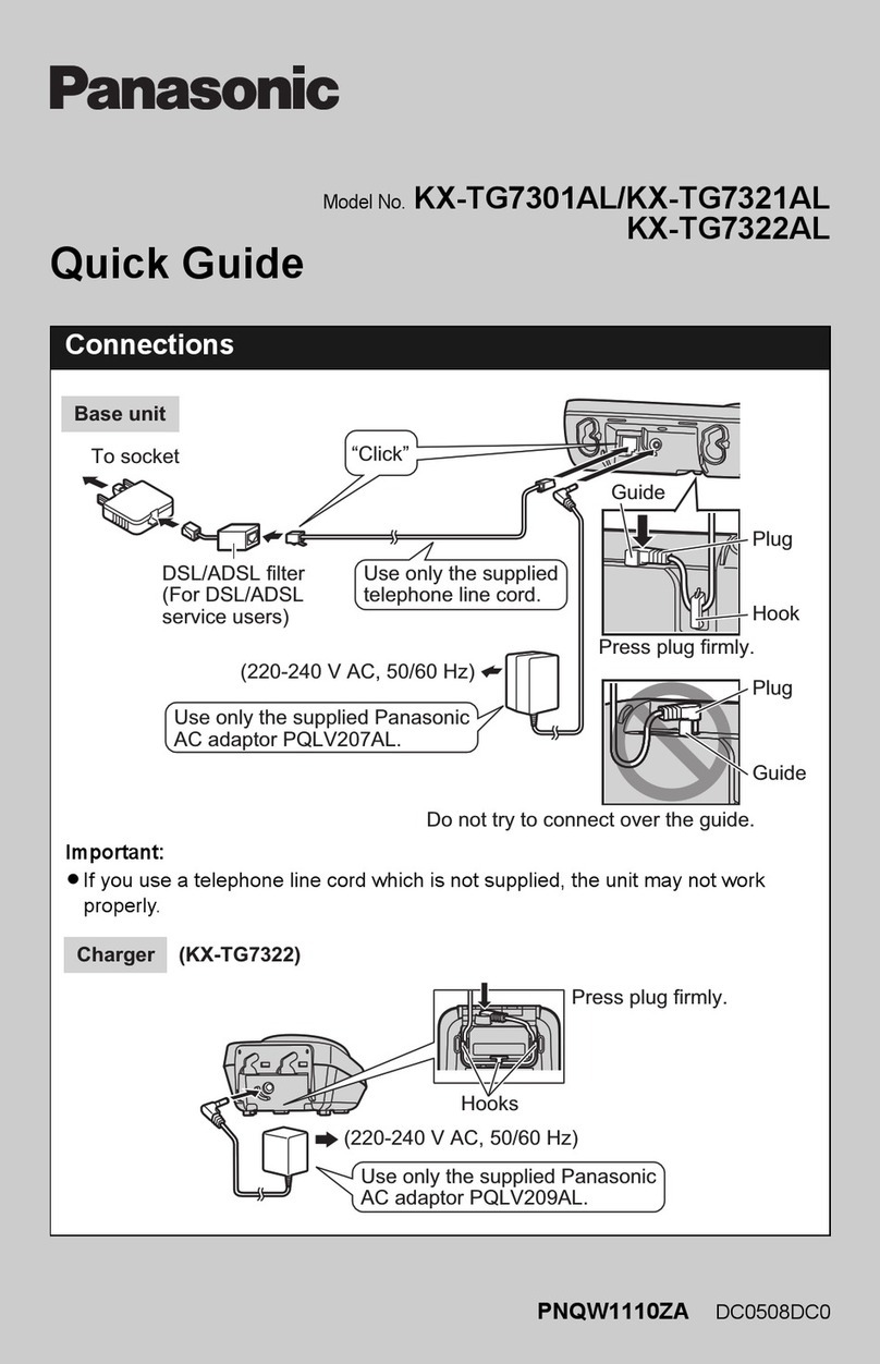 Panasonic KX-TG7322AL User manual