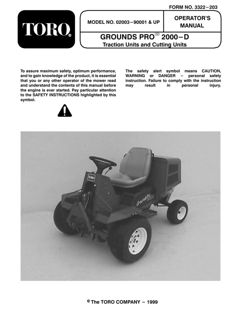 Toro 02003-90001 User manual