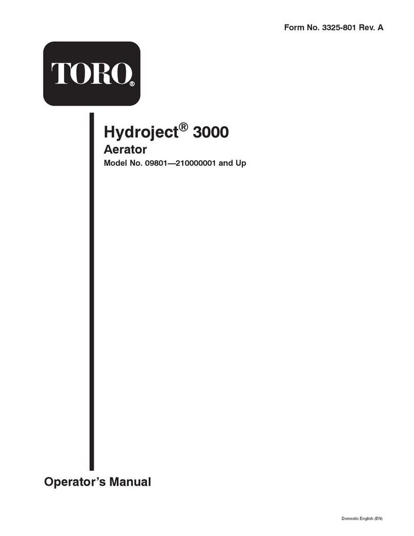 Toro 9801 Operator's manual