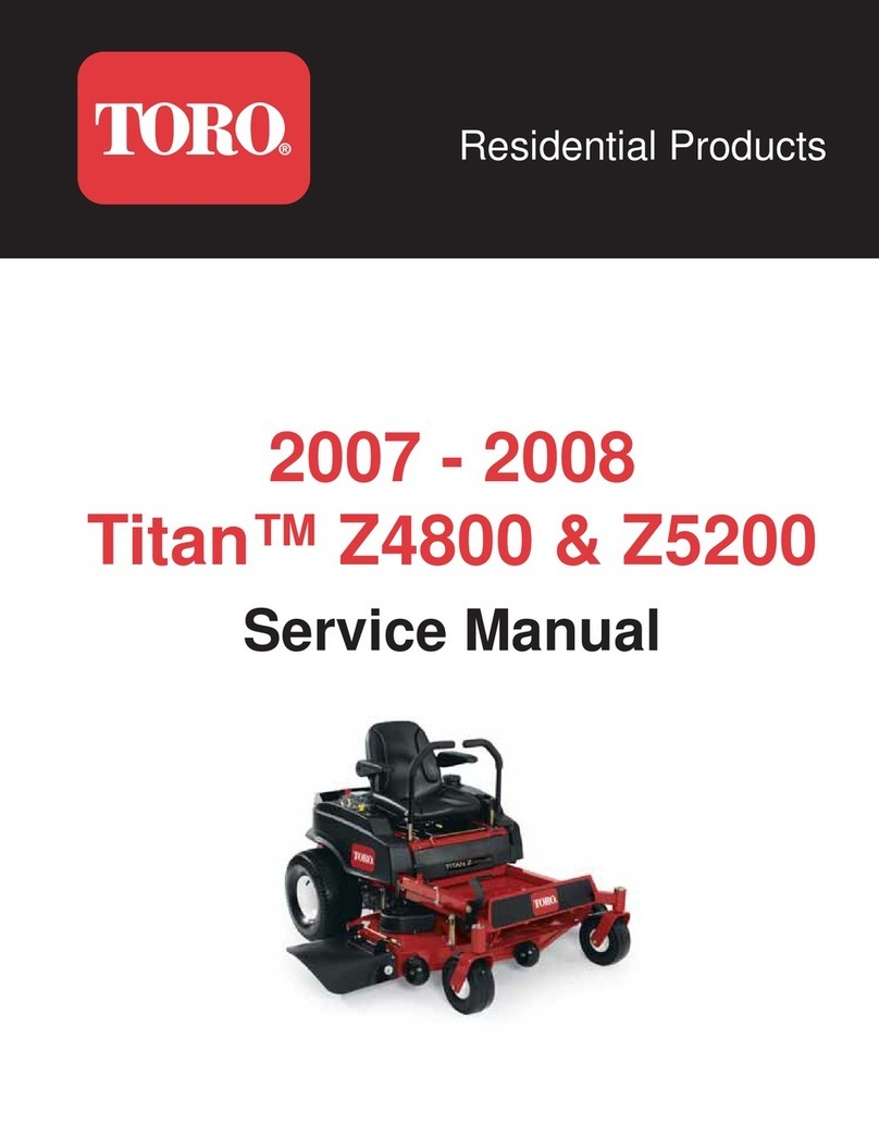 Toro Titan Z4800 User manual Toro Titan Z4800 User manual