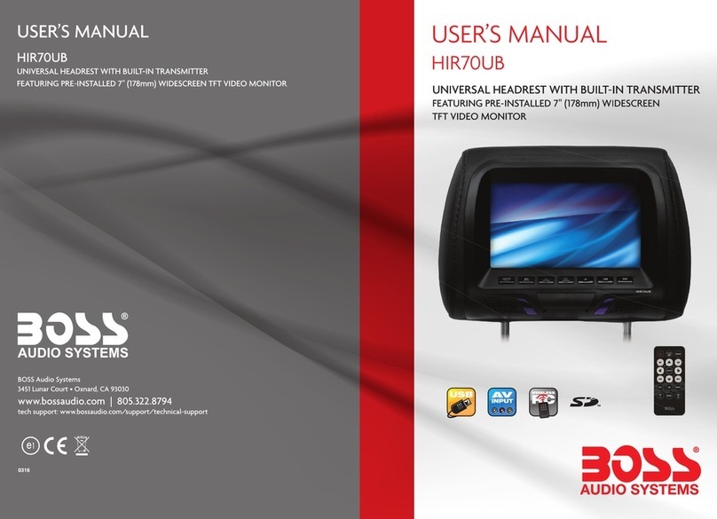 Boss Audio Systems HIR70UB user manual