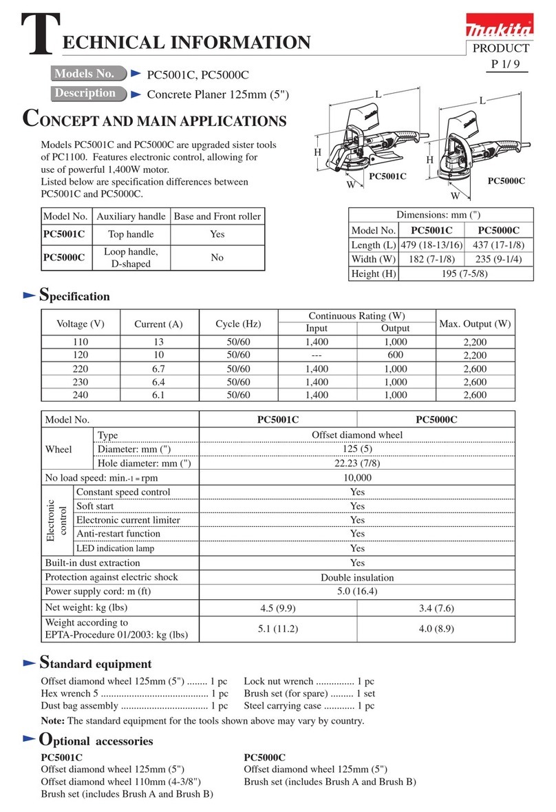 Makita PC5001C Manual