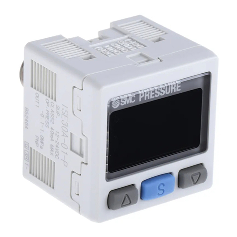 SMC Networks ZSE30AF series Operation manual