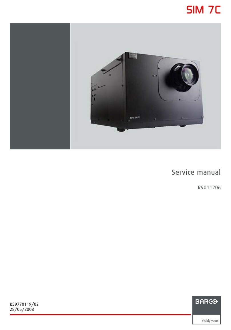 Barco SIM 7C R9011206 User manual
