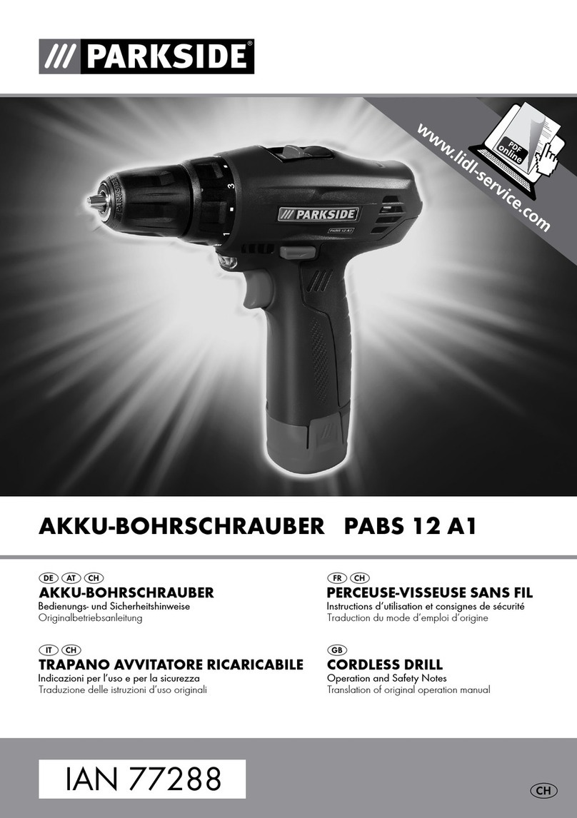 Parkside PABS 12 A1 User manual