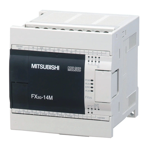 Mitsubishi FX3G-14MR/ES User manual