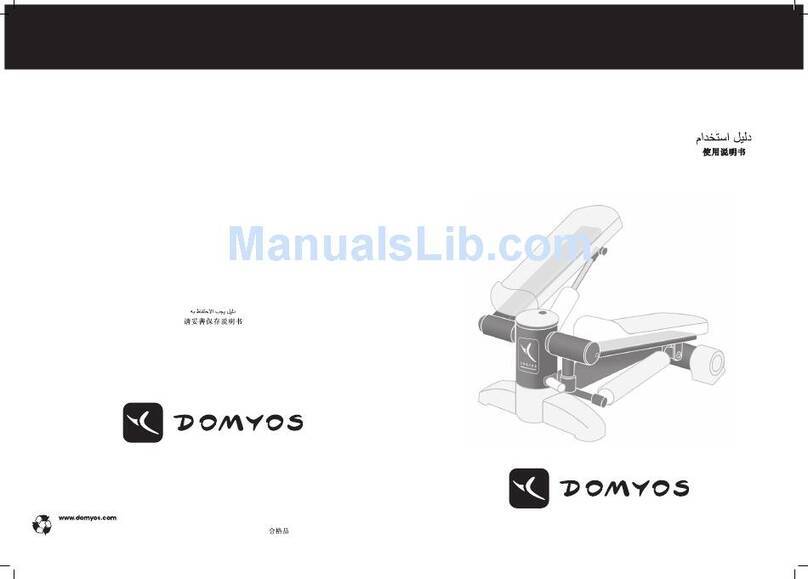 Domyos ST 190 operating instructions