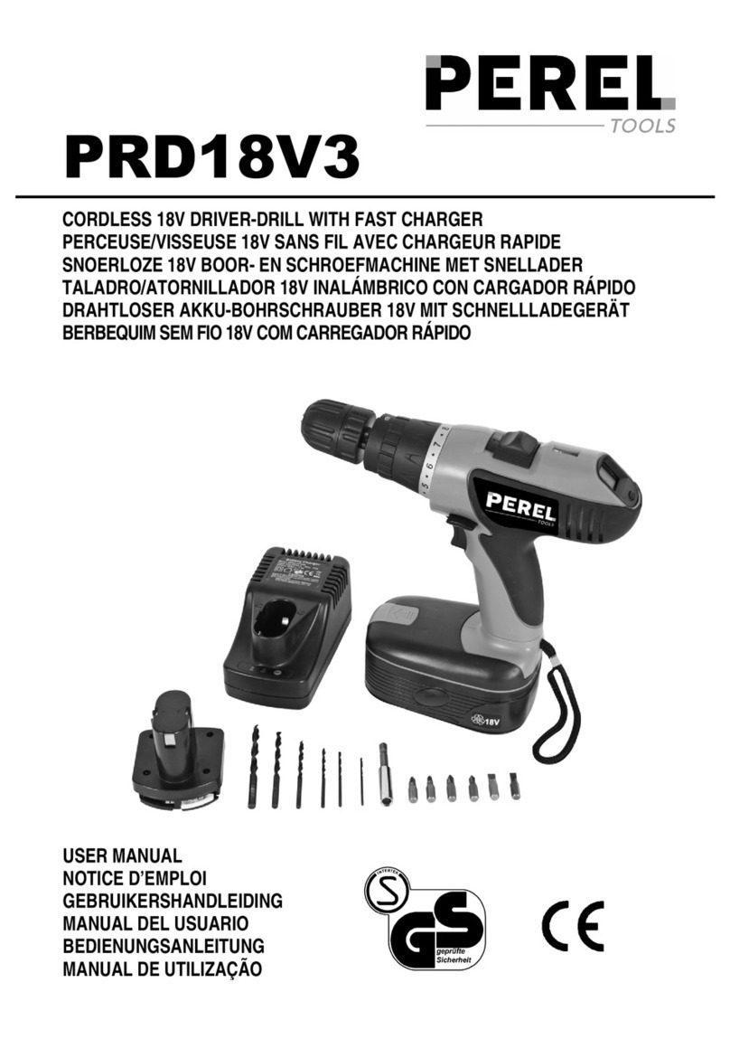 Perel PRD18V3 User manual