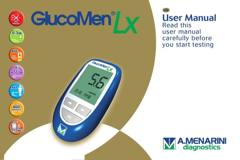 A.MENARINI GLUCOMEN LX user manual