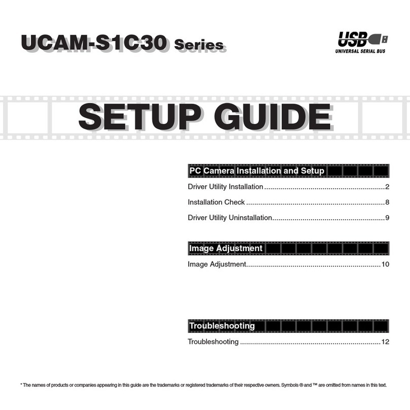 Elecom UCAM-S1C30 UCAM-S1C30 Series Setup guide