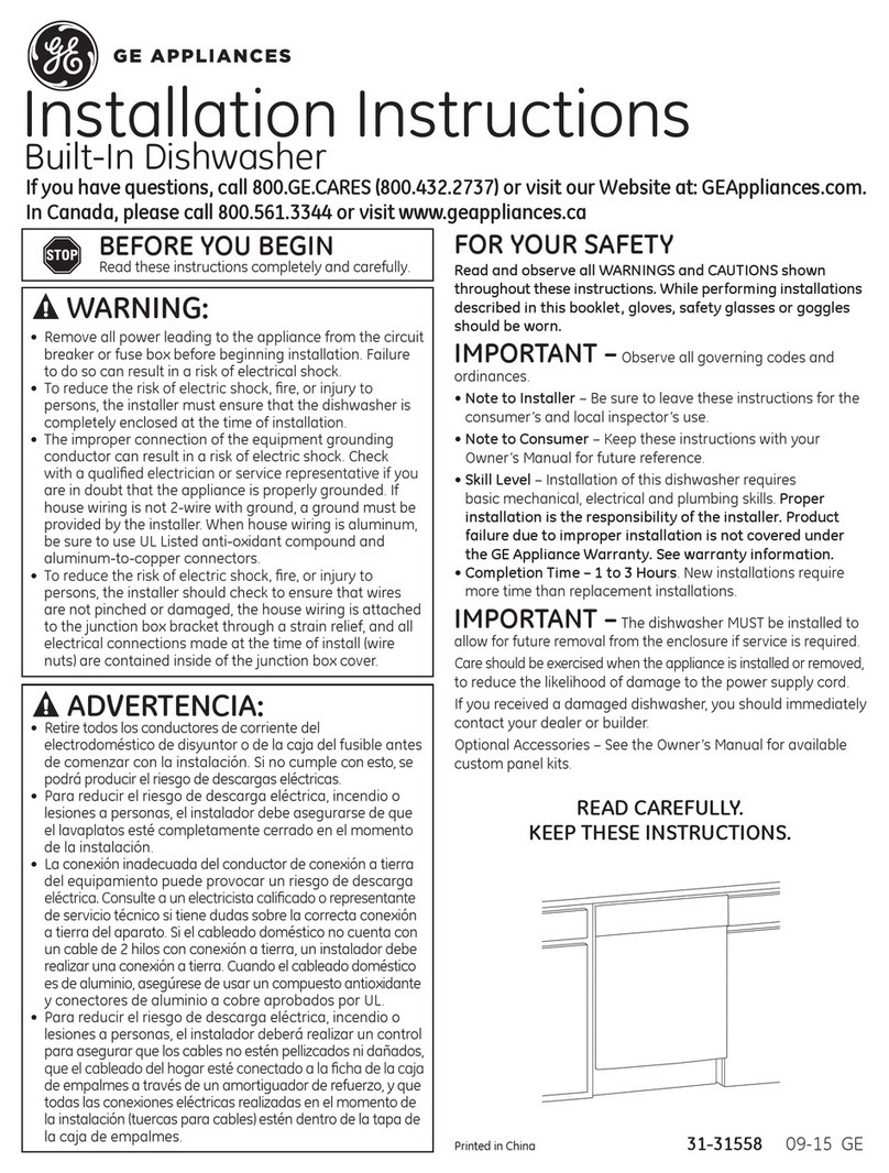 GE GLDT696J-SS User manual GE GLDT696J-SS User manual