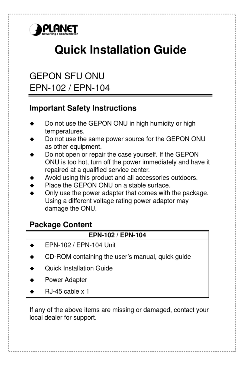 Planet EPN-102 User manual