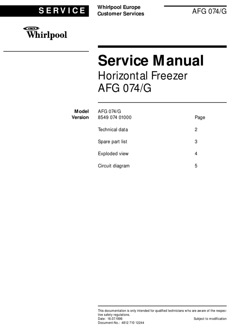 Whirlpool AFG 074/G User manual