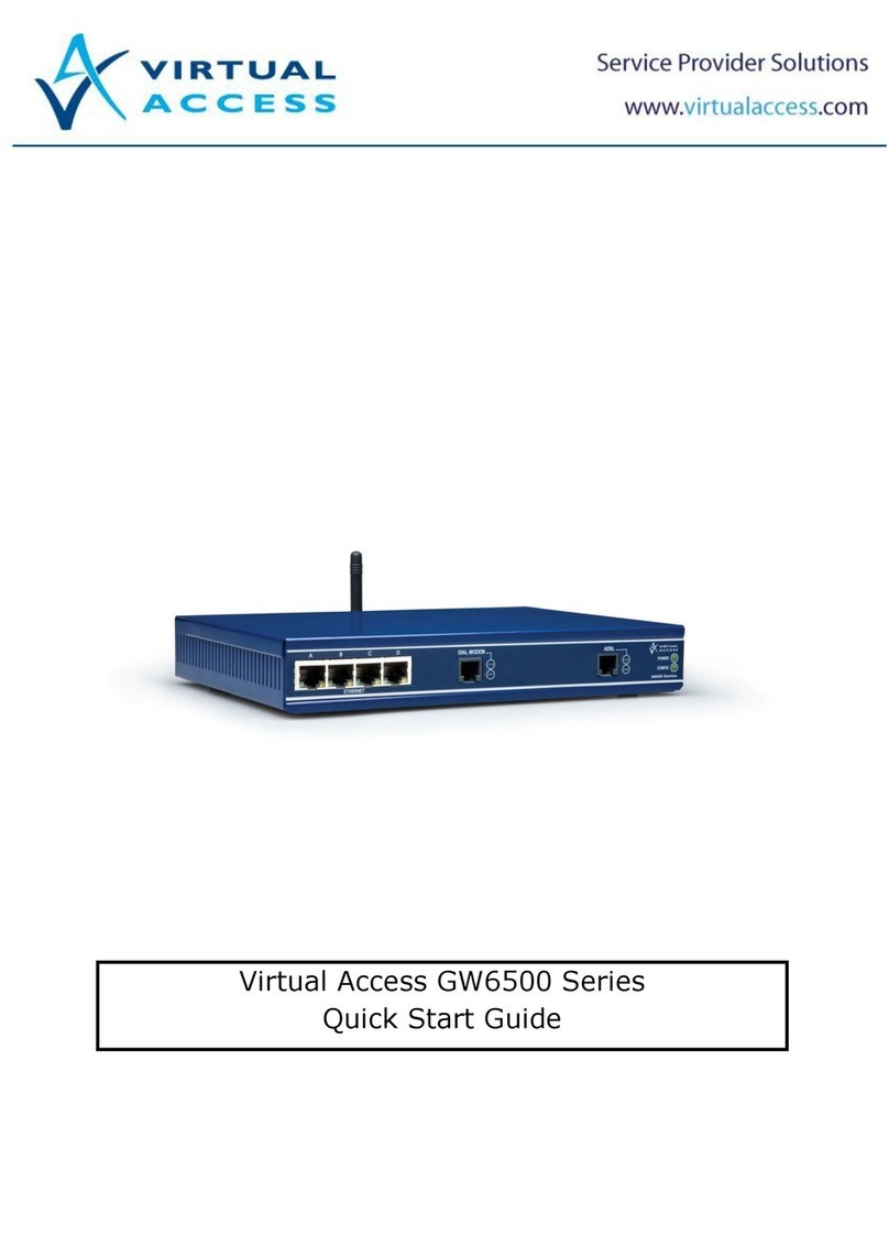 virtual access GW6500 Series User manual