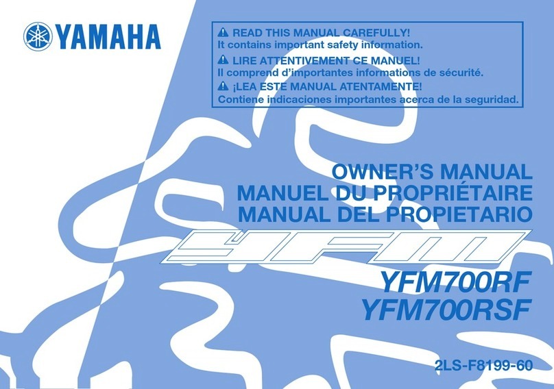 Yamaha YFM700RF User manual