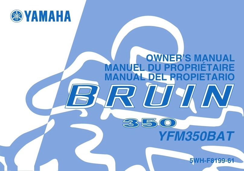 Yamaha BRUIN 350 YFM350BAT User manual