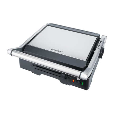 Steba Kontakt-Grill FG 70 User manual