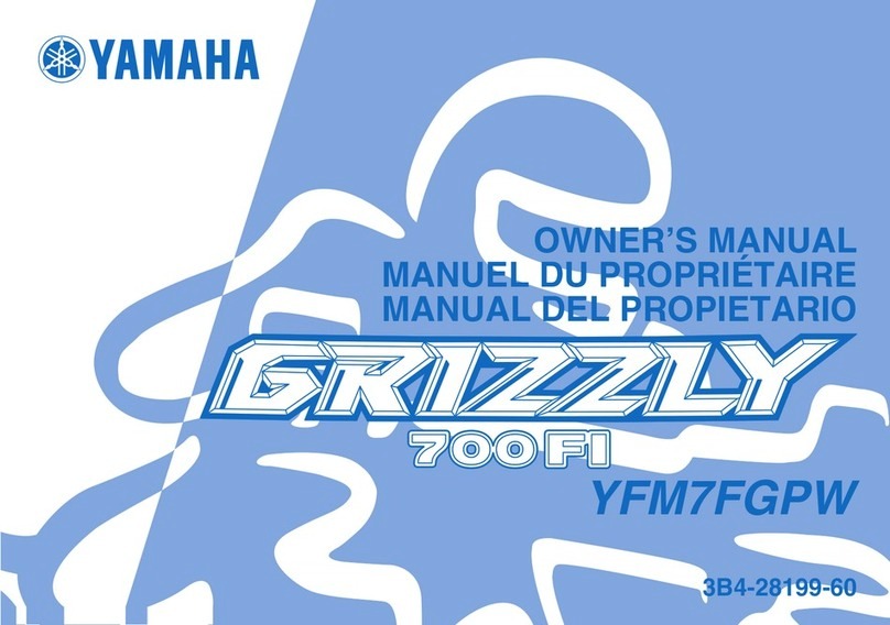 Yamaha GRIZZLY 700 FI YFM7FGPW owner's manual