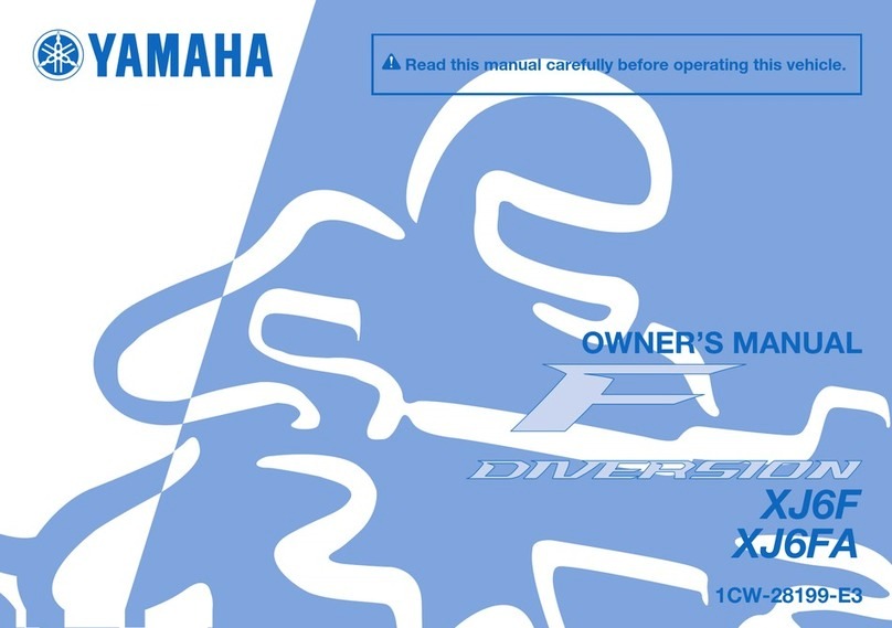 Yamaha F DIVERSION XJ6F User manual