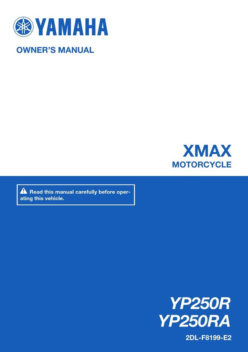 Yamaha XMAX YP250RA owner's manual