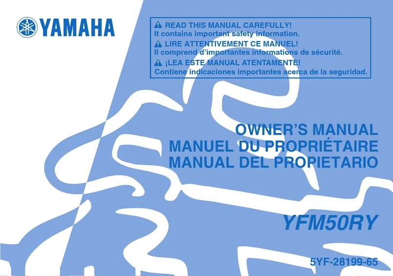 Yamaha YFM50RY owner's manual
