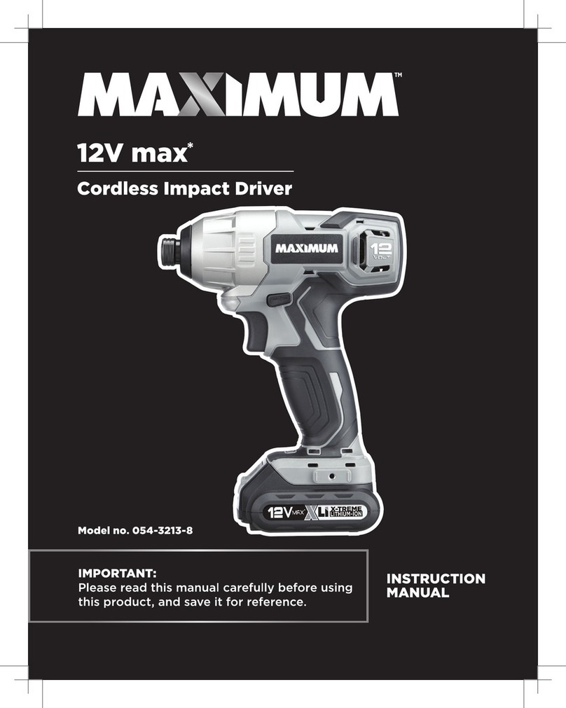 Maximum 054-3213-8 instruction manual