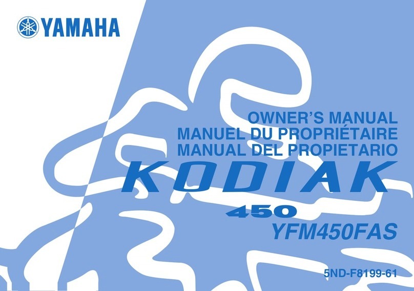 Yamaha KODIAK 450 YFM450FAS User manual