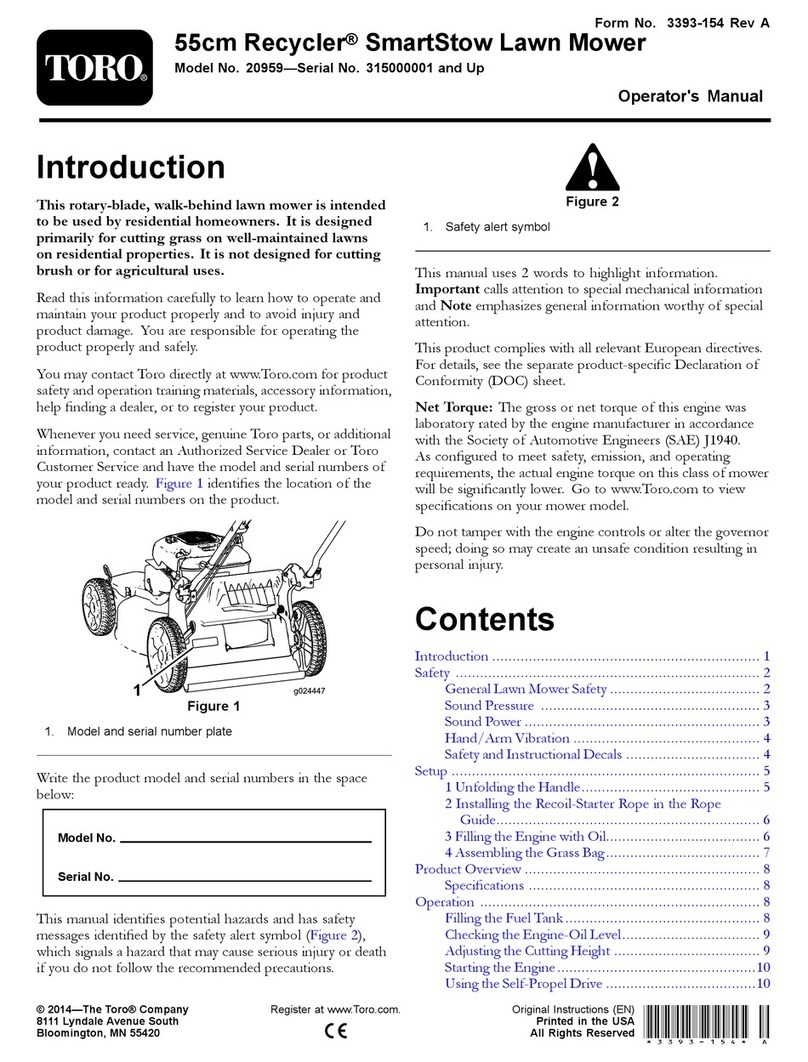 Toro 20959 User manual