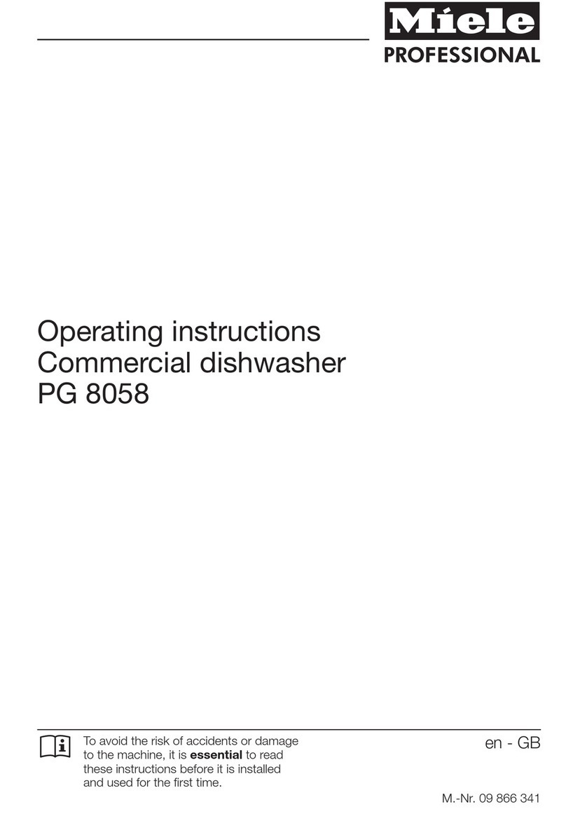 Miele PG 8058 operating instructions